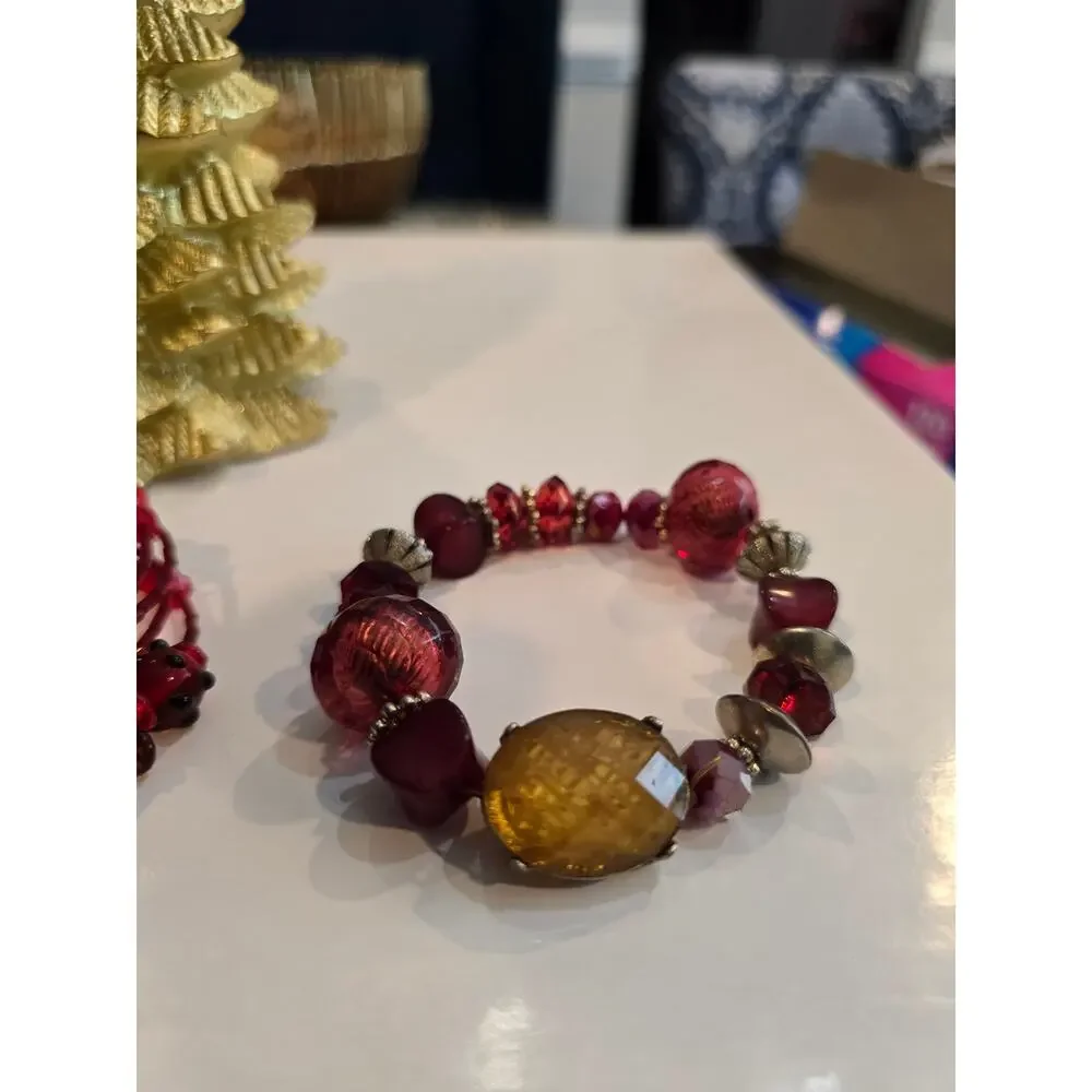 Bulk red bracelets used